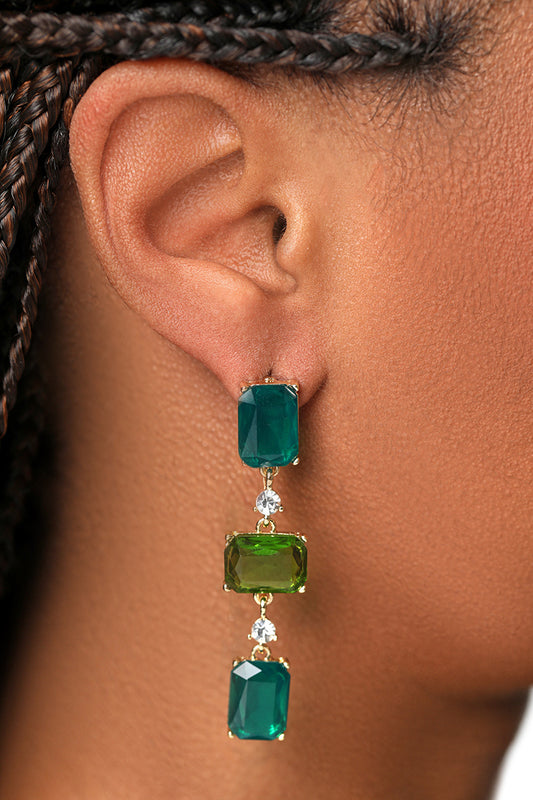 Lucky Jewel Earrings (Green)