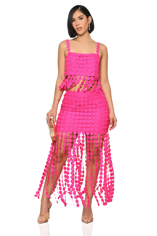 Think Pink Skirt Set