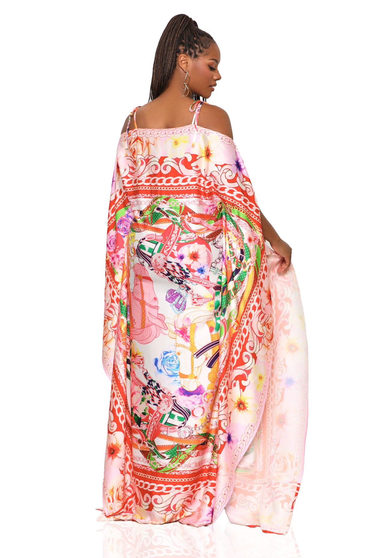 Horses And Chains Scarf Dress (Pink Multi)