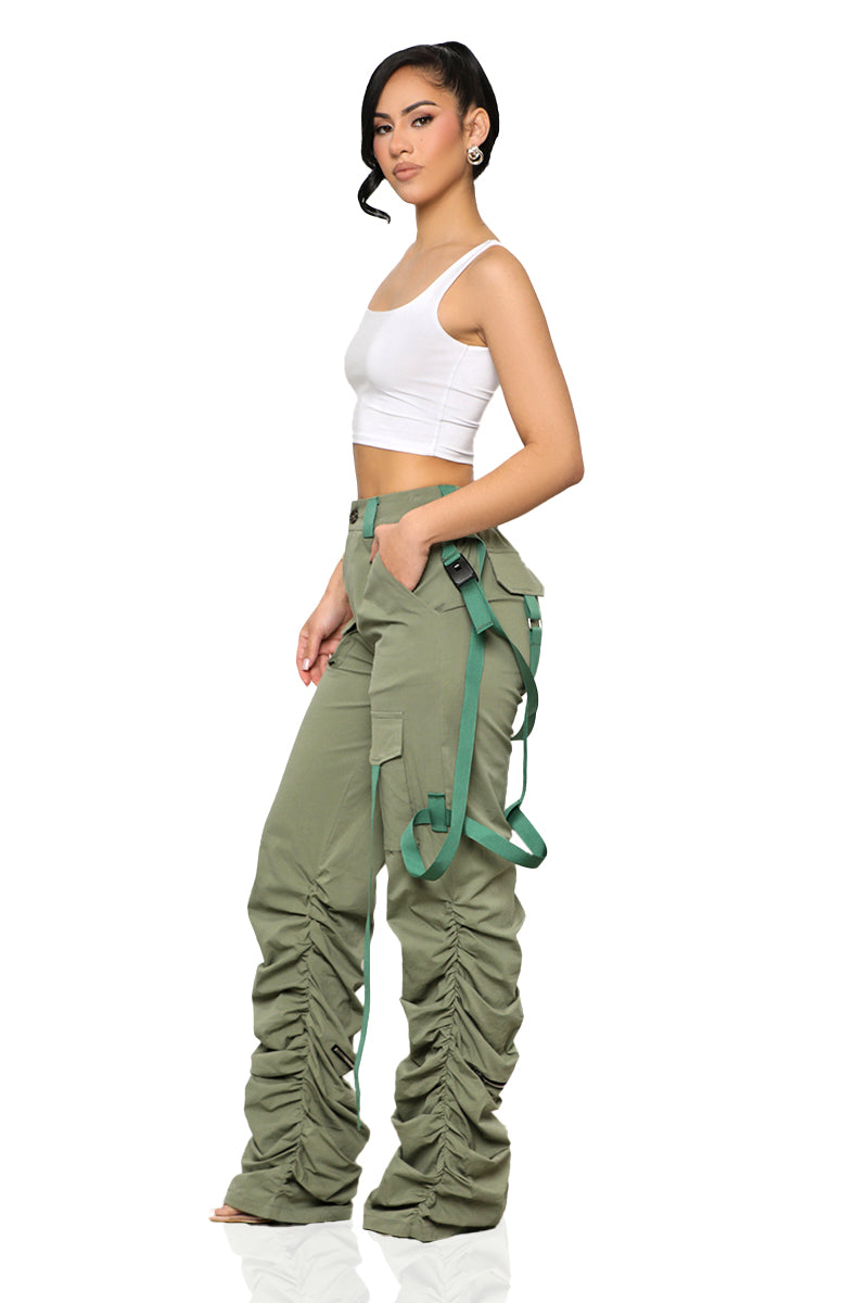 Army Brat Cargo Pants (Olive)