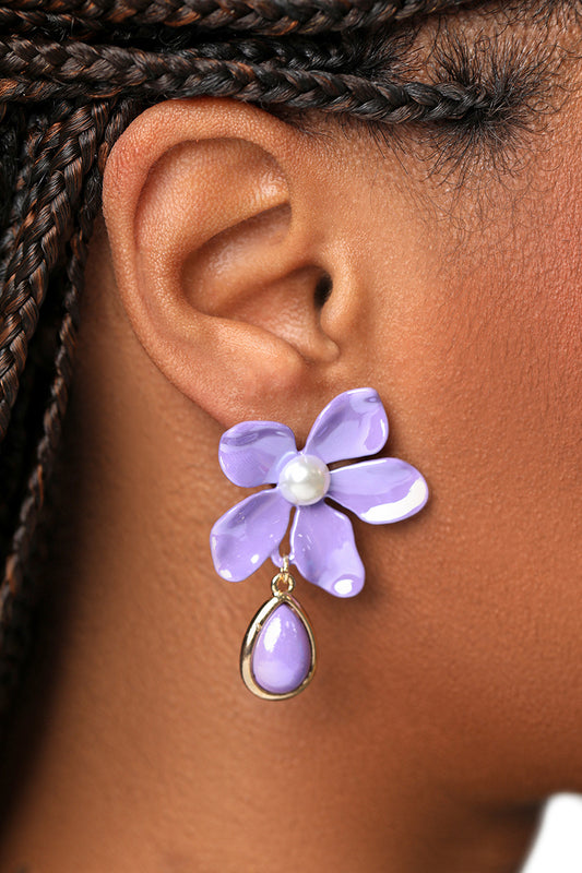 Lavender Blossom Earrings