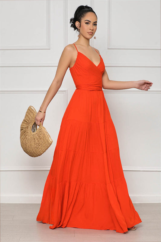 The Everyday Maxi Dress (Orange)
