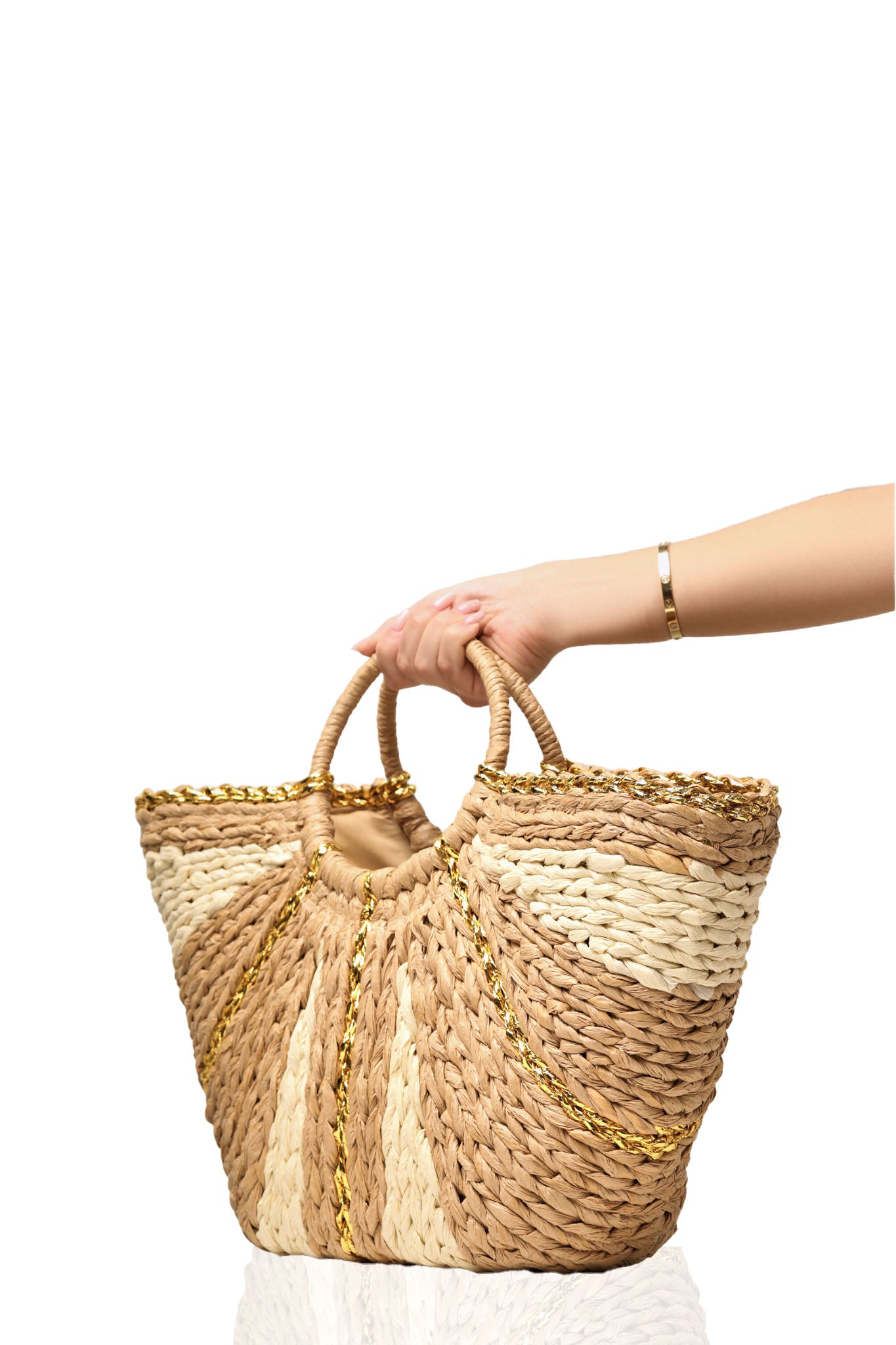 Beach Day Straw Bag (Natural Multi)