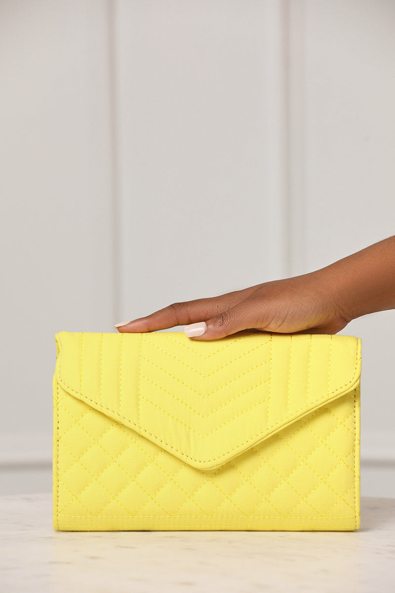 Take Me Out Purse (Yellow) - Lilly's Kloset
