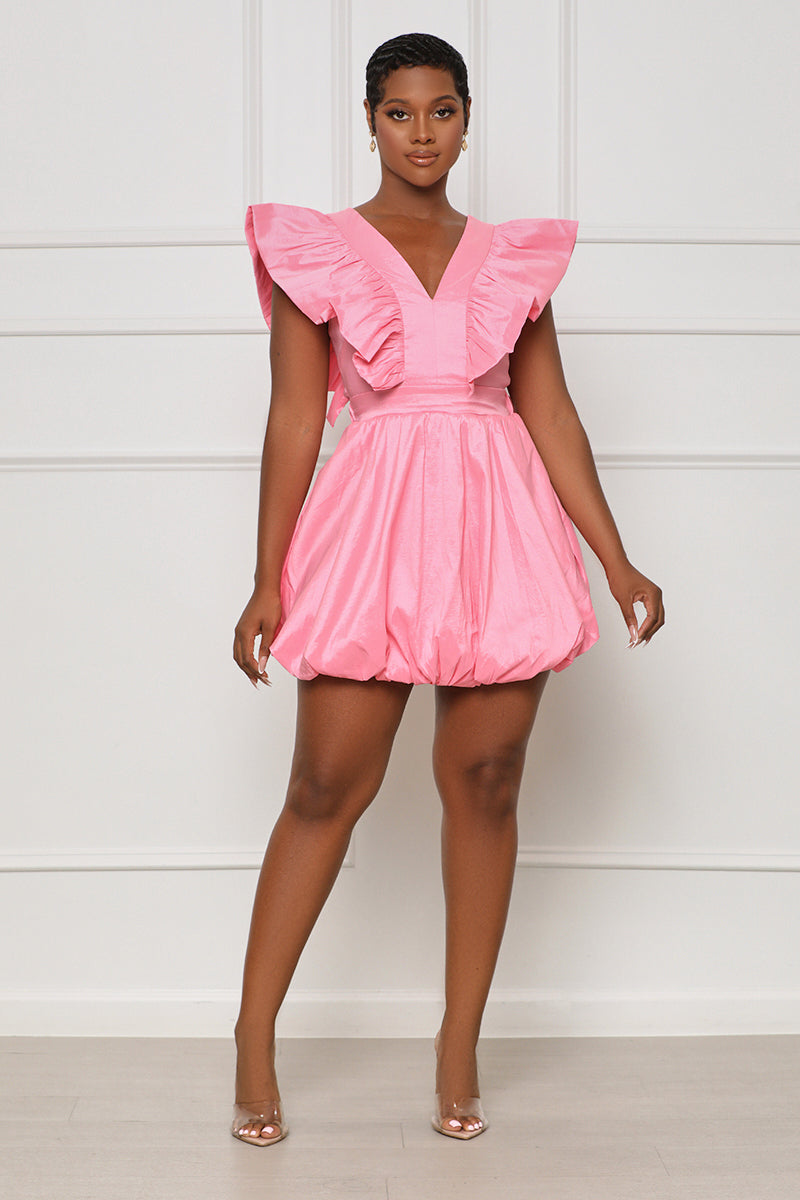 Perfect Picnics Babydoll Dress (Pink) - Lilly's Kloset