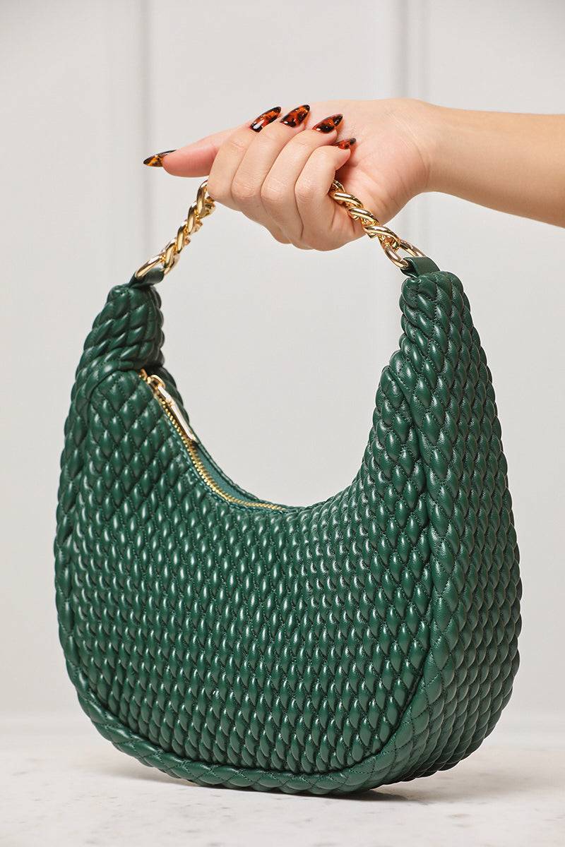 Jade Pillow Bag (Forest Green) - Lilly's Kloset