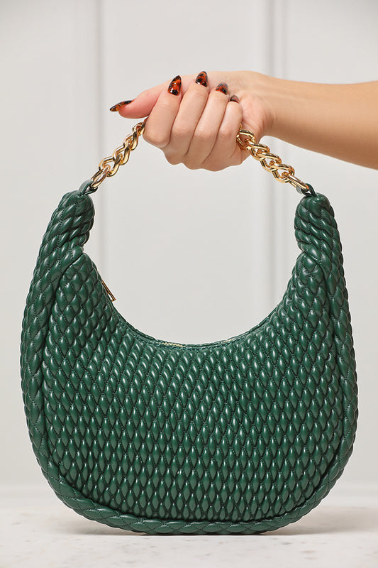 Jade Pillow Bag (Forest Green)