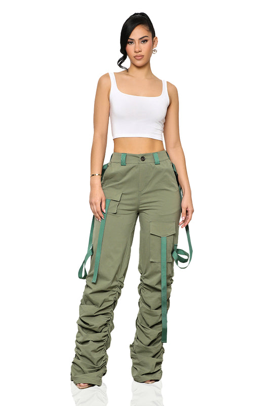 Army Brat Cargo Pants (Olive)