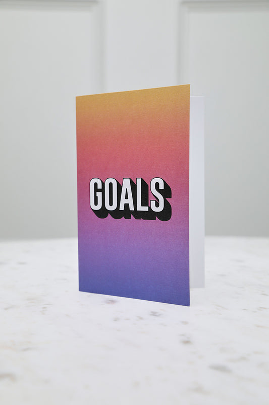 Goals Greeting Card - Lilly's Kloset