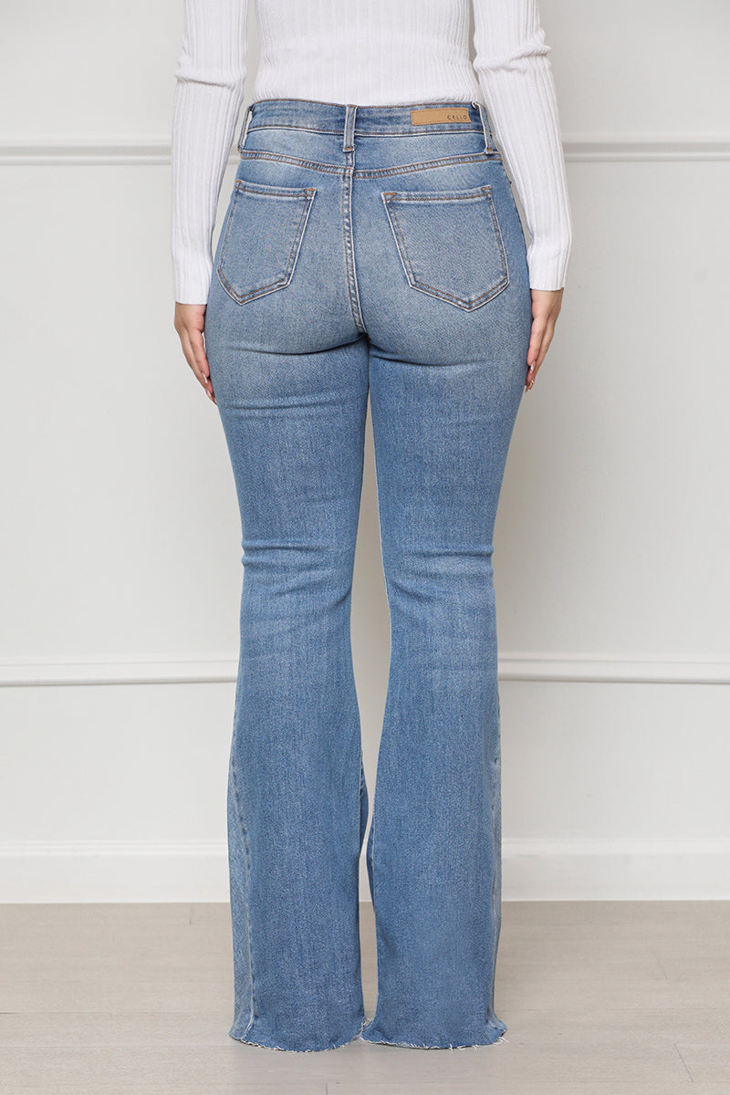 Dreaming Of Denim Bell Bottom Jeans - Lilly's Kloset
